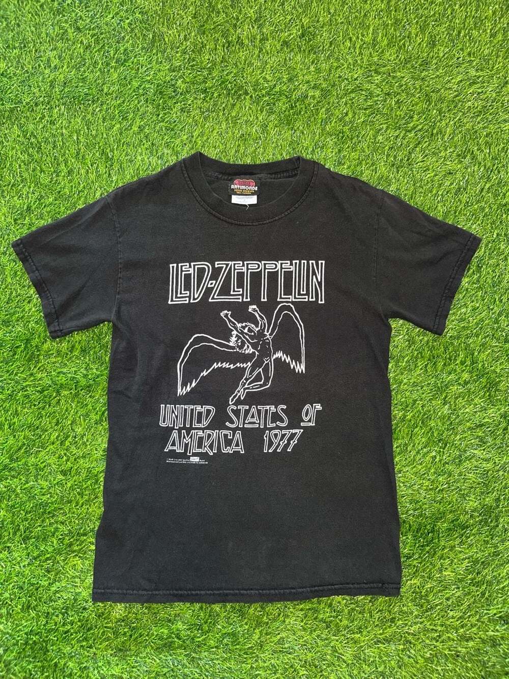 Vintage Led Zeppelin United States of America 1977 Tour Band Graphic T-Shirt Siz